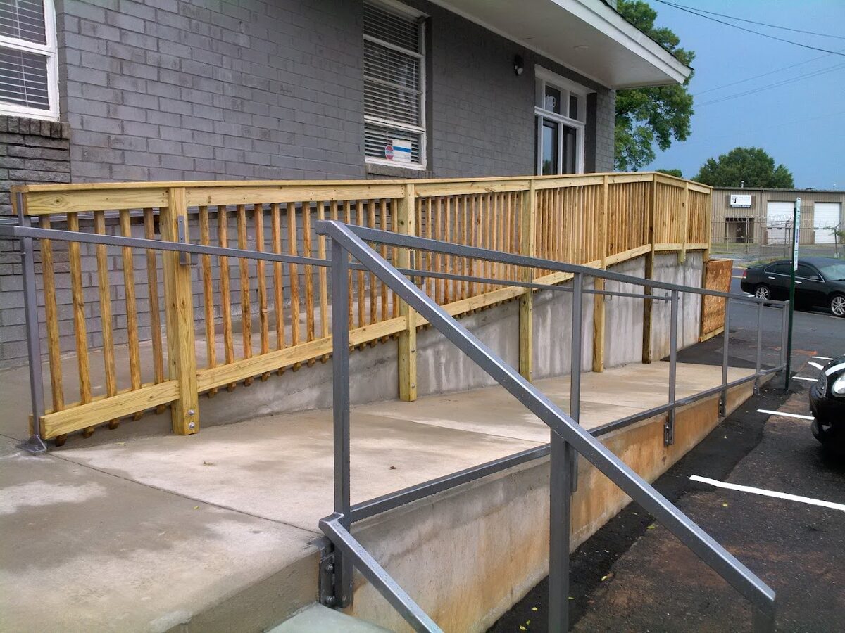 Deck Railing & ADA Ramp